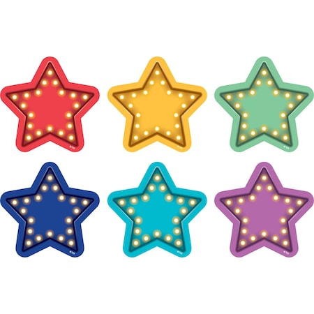Teacher Created Resources Marquee Stars Spot On Vinyl Floor Markers, PK12 TCR77378